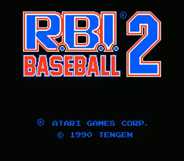 R.B.I. Baseball 2 (USA) (Unl) screen shot title